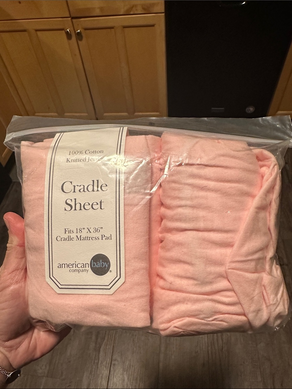Pink Cradle Sheet - Soft Cotton Jersey- 2 Pack UNUSED